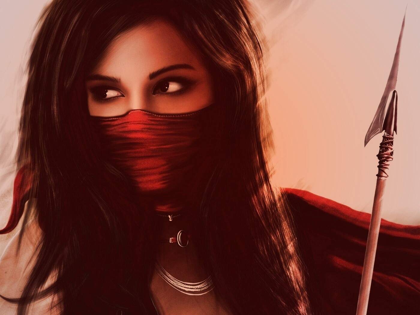 Девушка - ассасин обои
