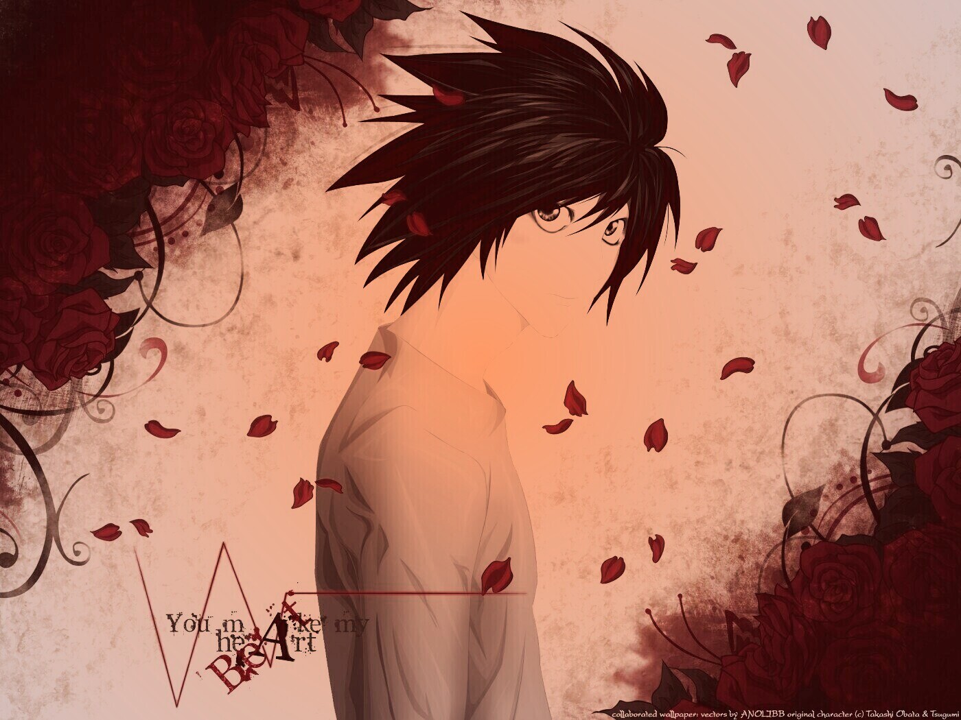 Тетрадь смерти, фанарт обои