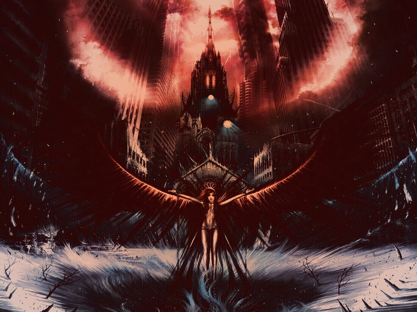 Тёмный ангел обои