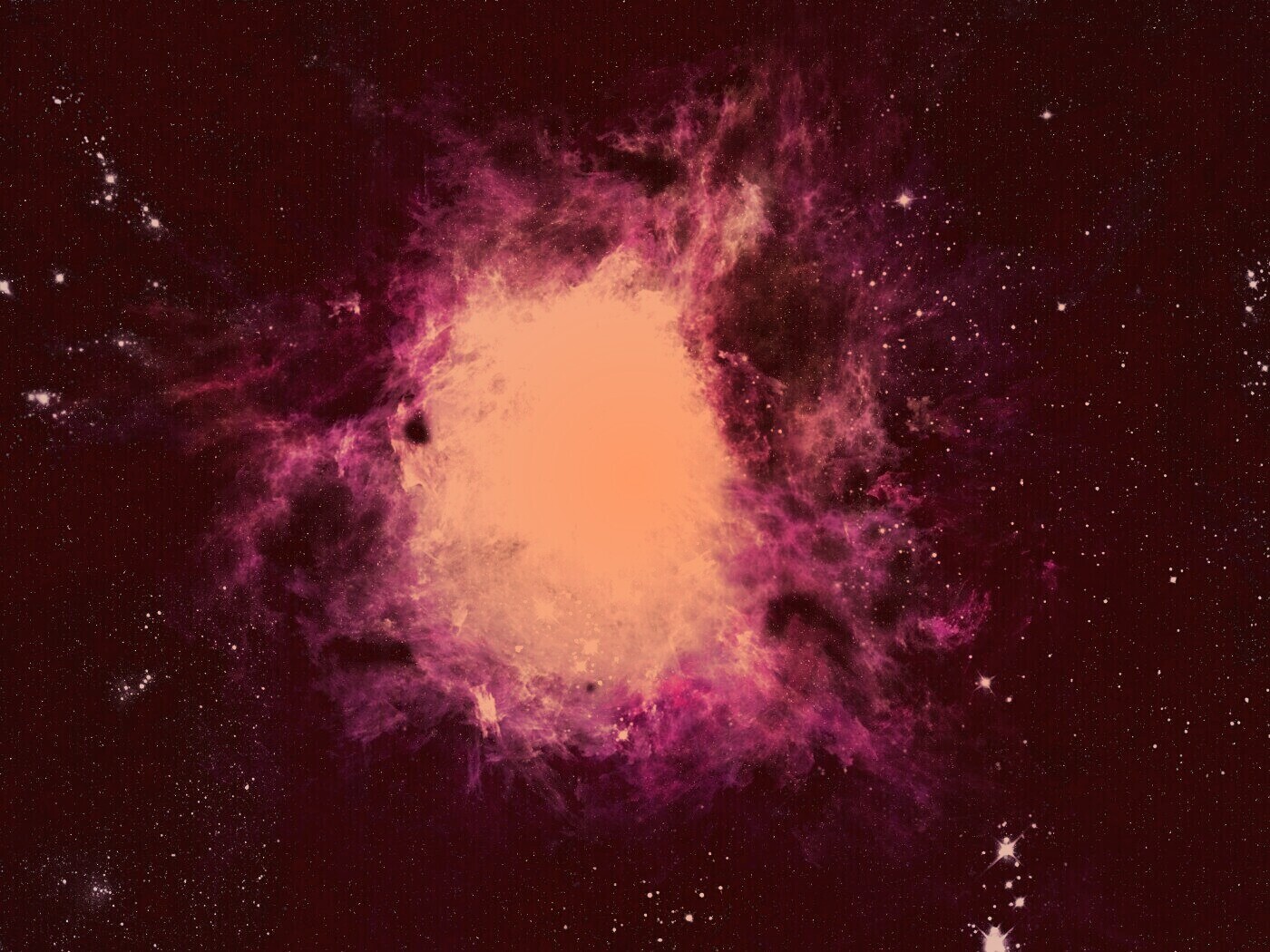 Фиолетовая туманность обои