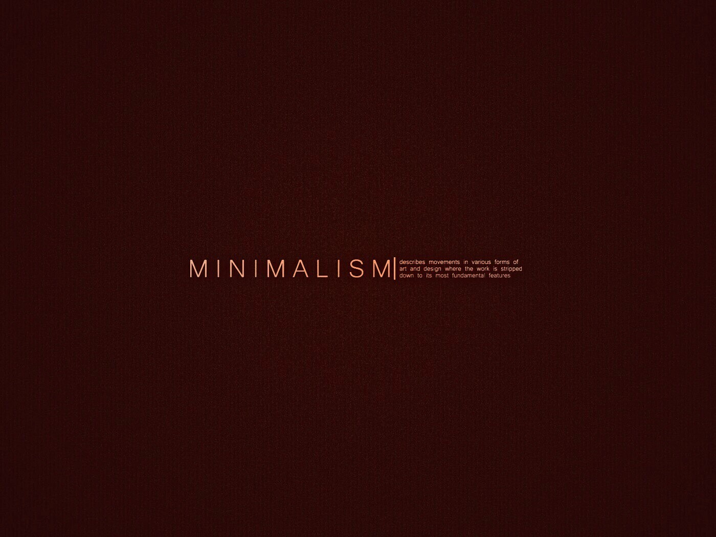 Минимализм обои