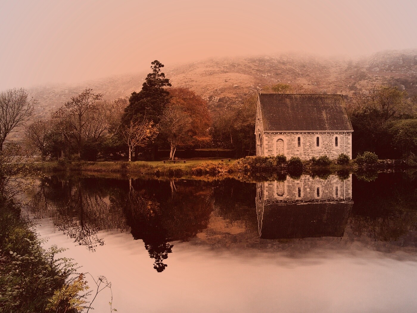 Живописный дом обои