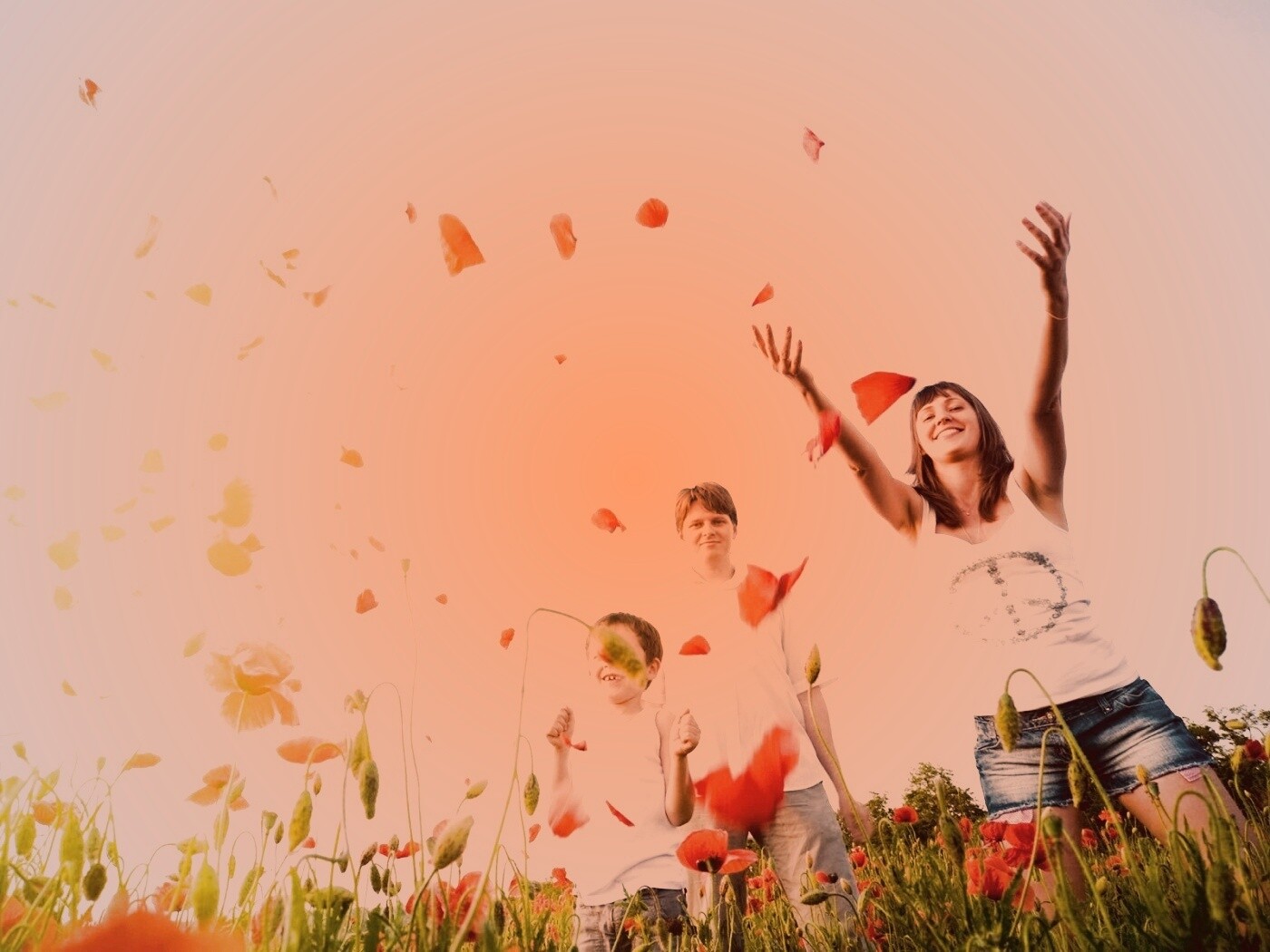 Счастье и радость обои