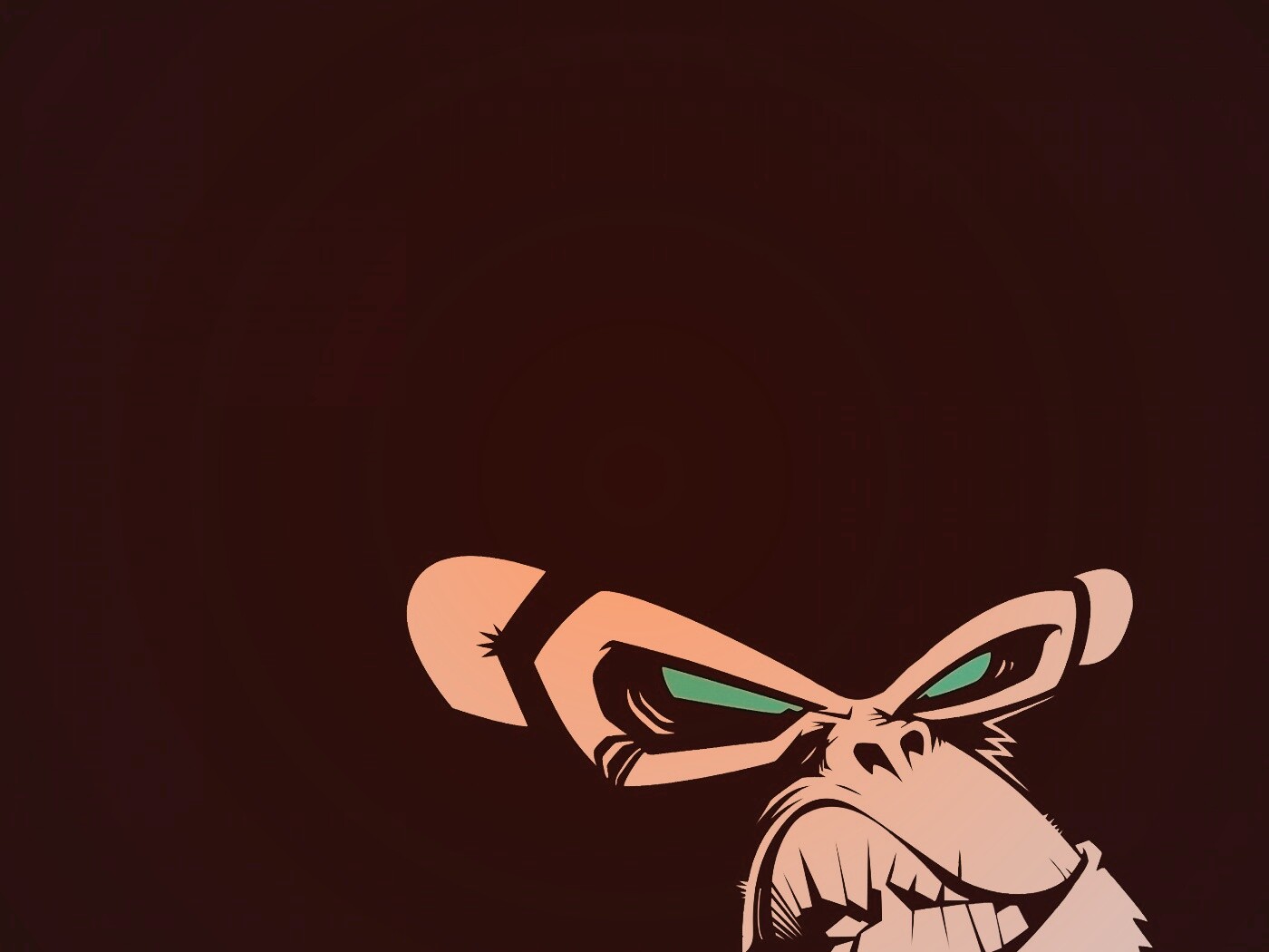 Злая обезьяна обои