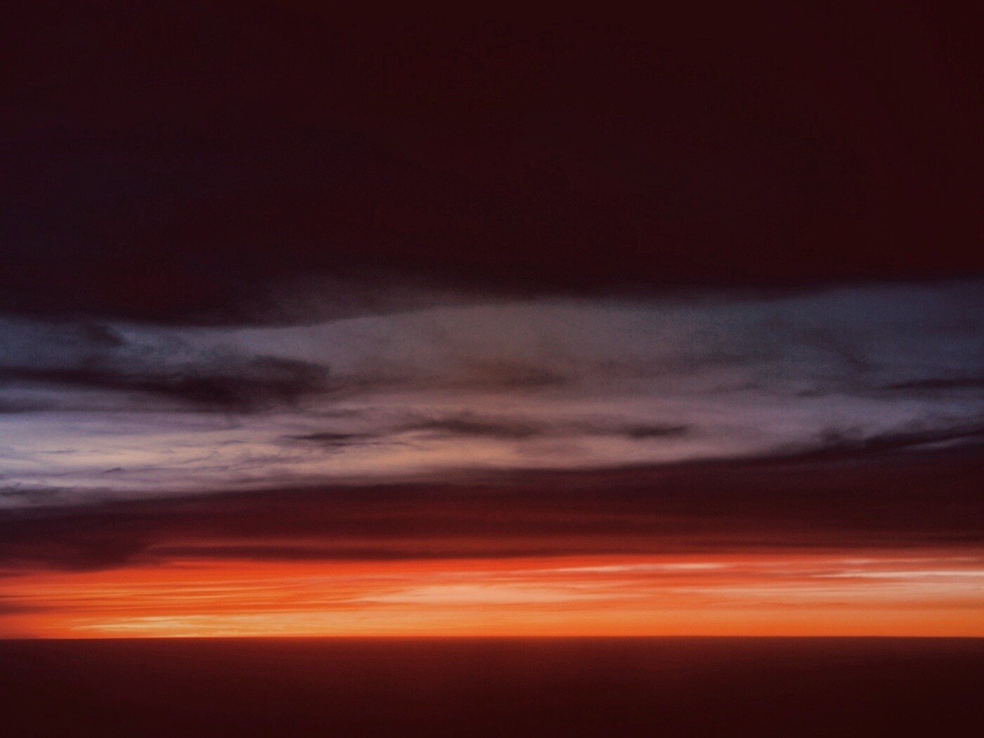 Закатное небо обои