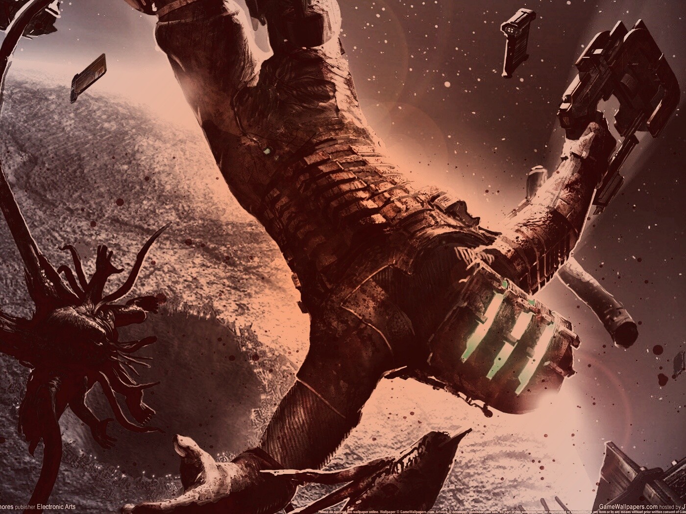 Айзек в космосе обои