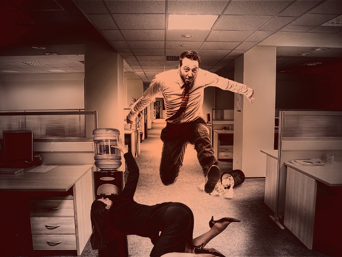 Ещё один день в офисе обои