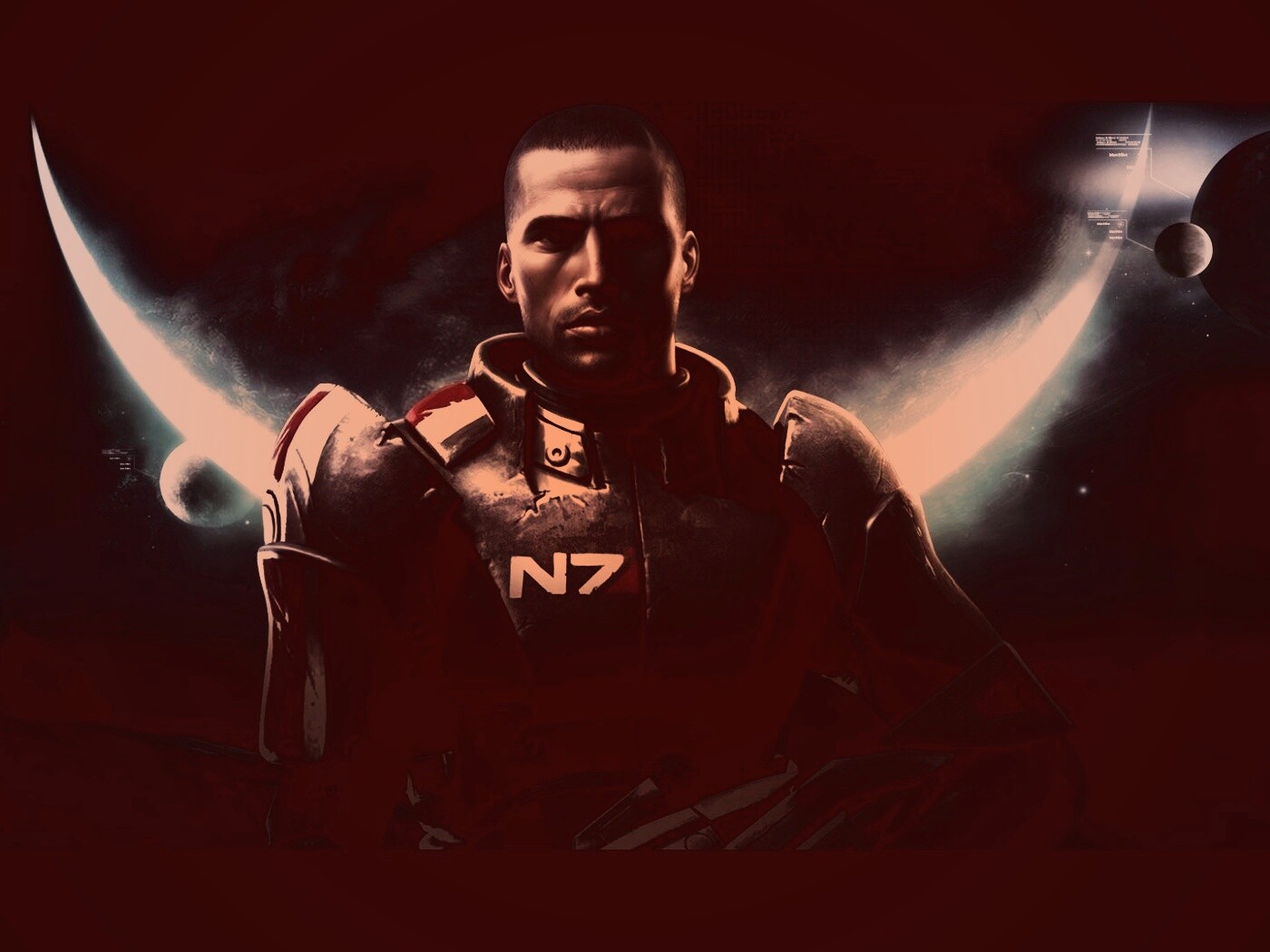 Шепард из Mass Effect обои