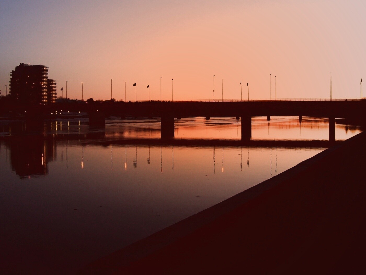 Живописный мост обои