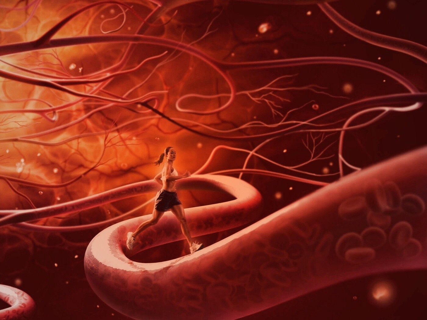 Бег крови обои