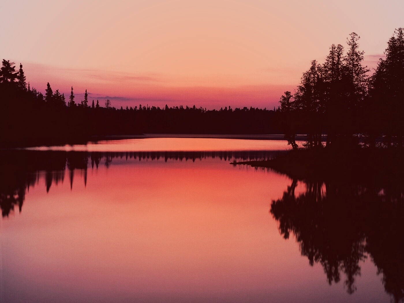 Вечерний пейзаж обои