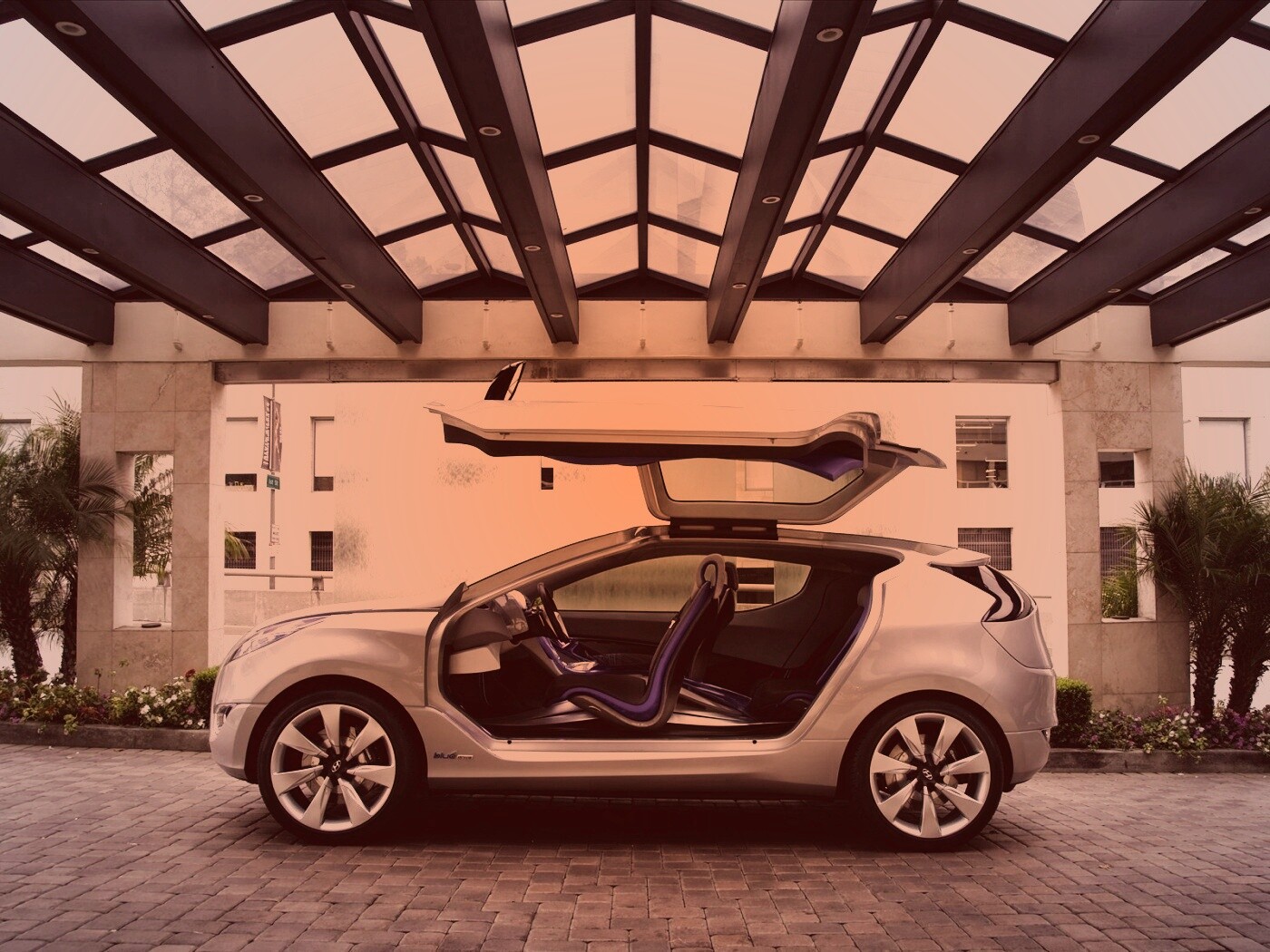 Автомобиль самолёт обои