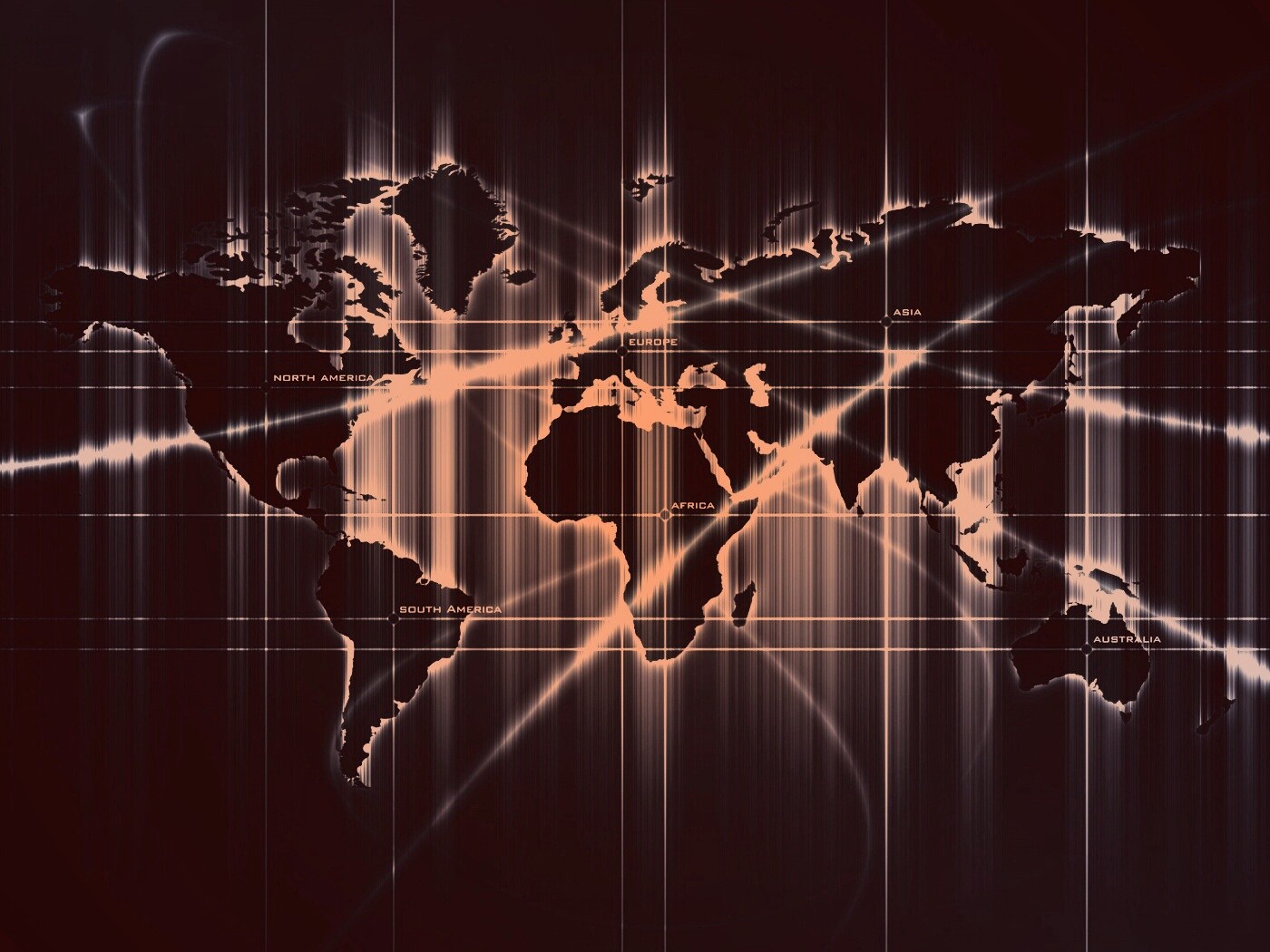 Карта мира в новом стиле обои