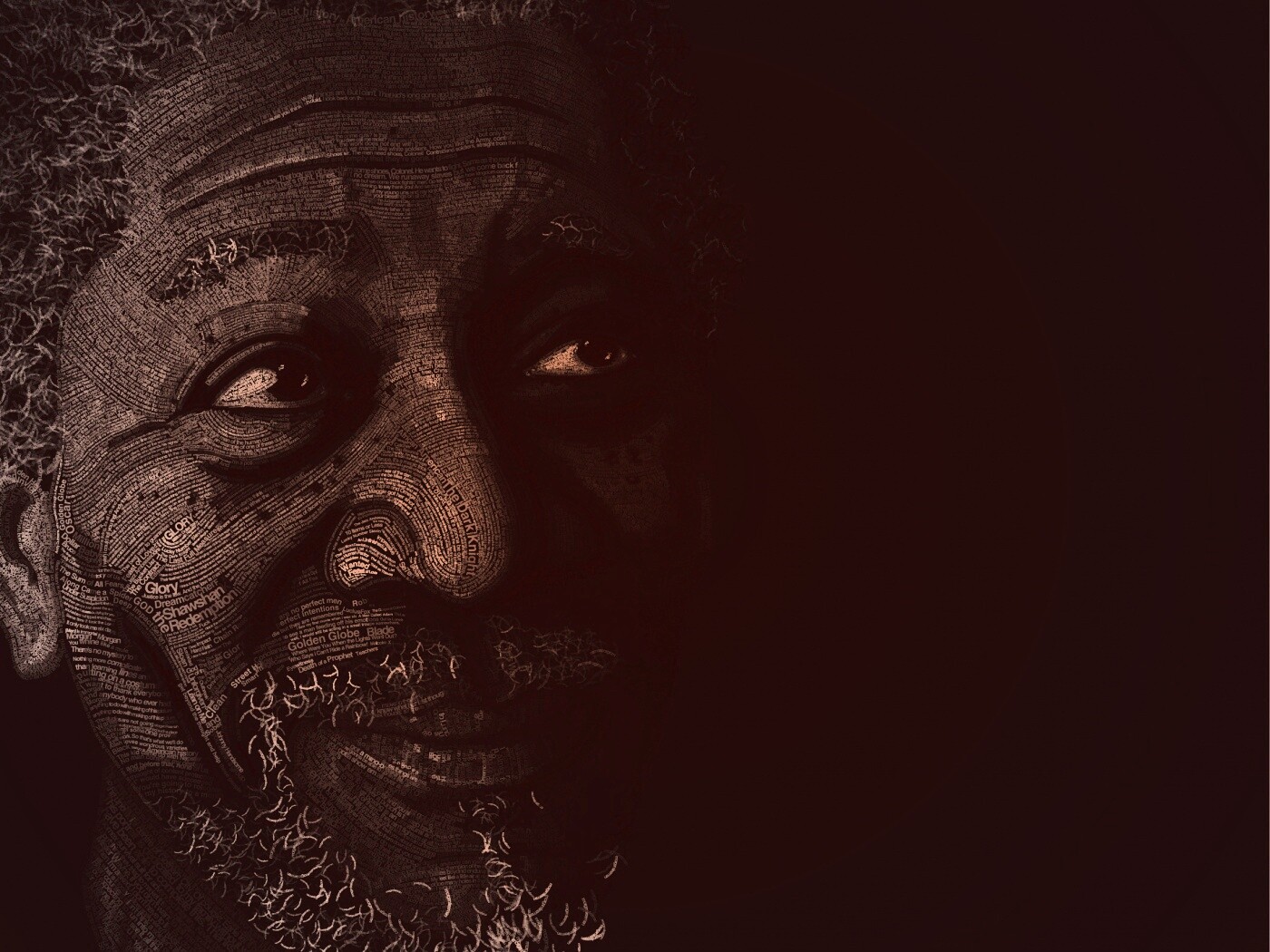 Морган Фриман — текстовый портрет обои