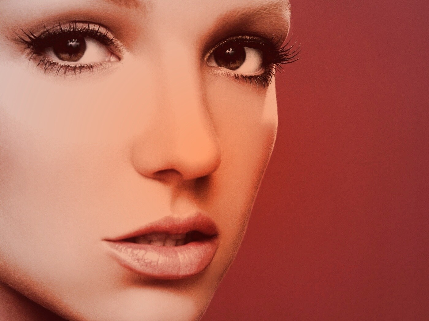 Лицо Бритни обои