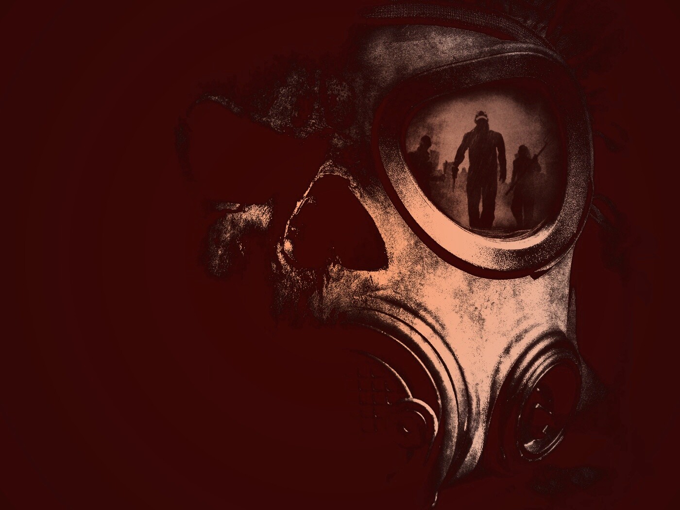 Зловещая маска обои