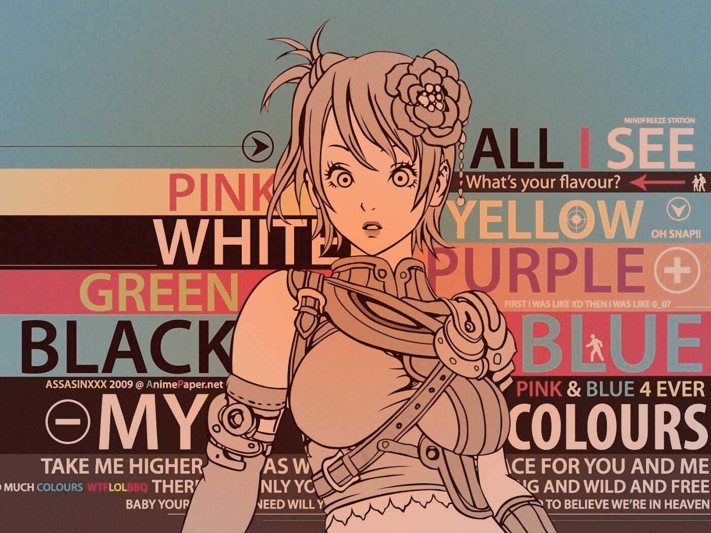 Раскрась её обои