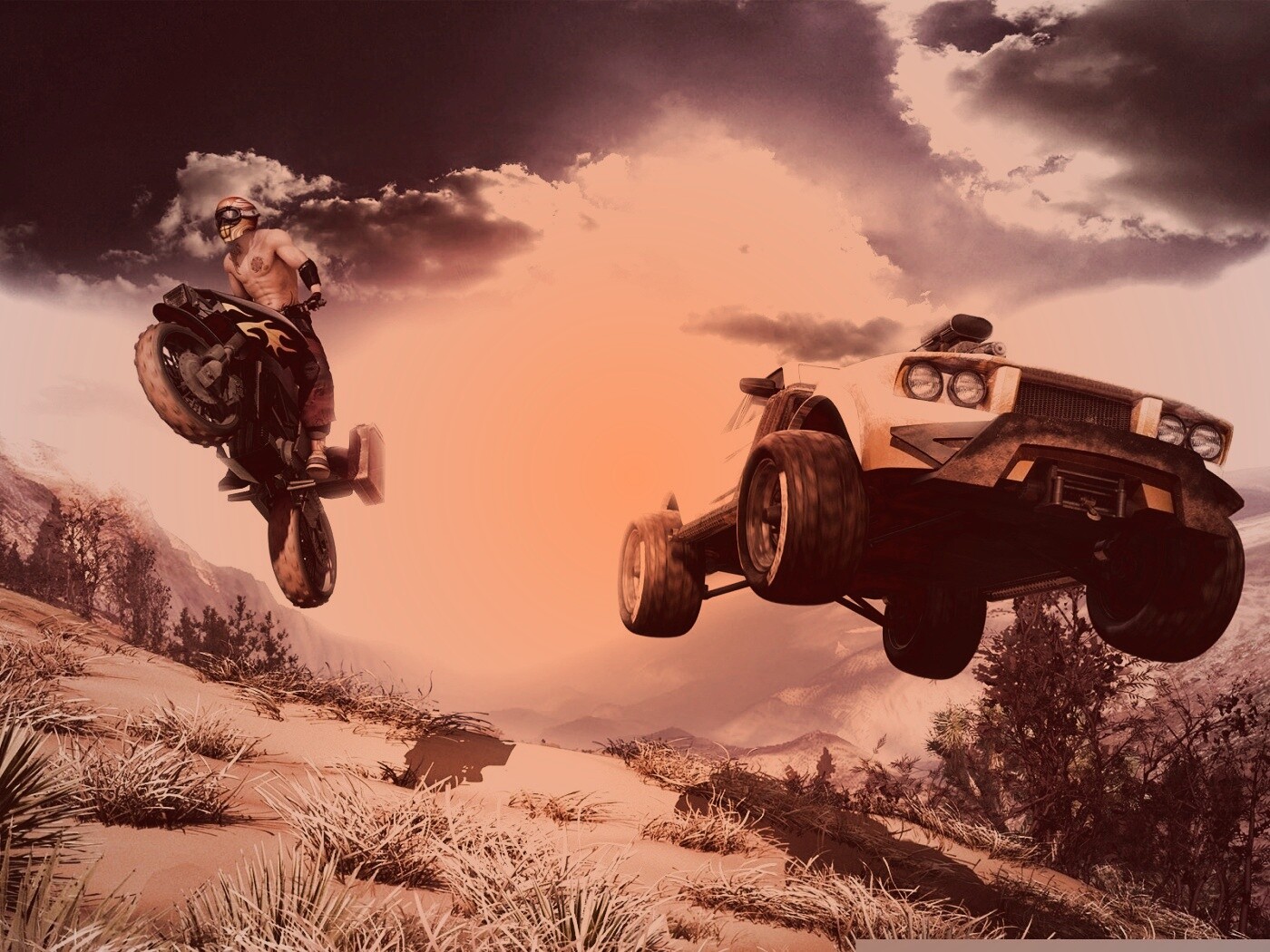 Гонки по пересеченной местности обои