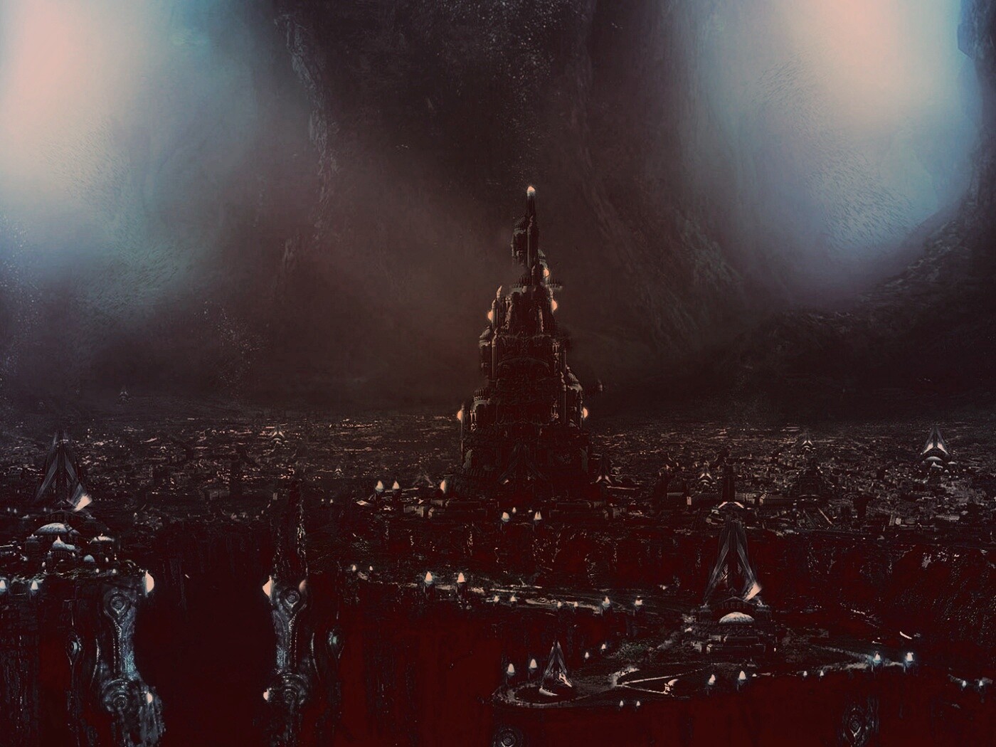 Подземный город обои