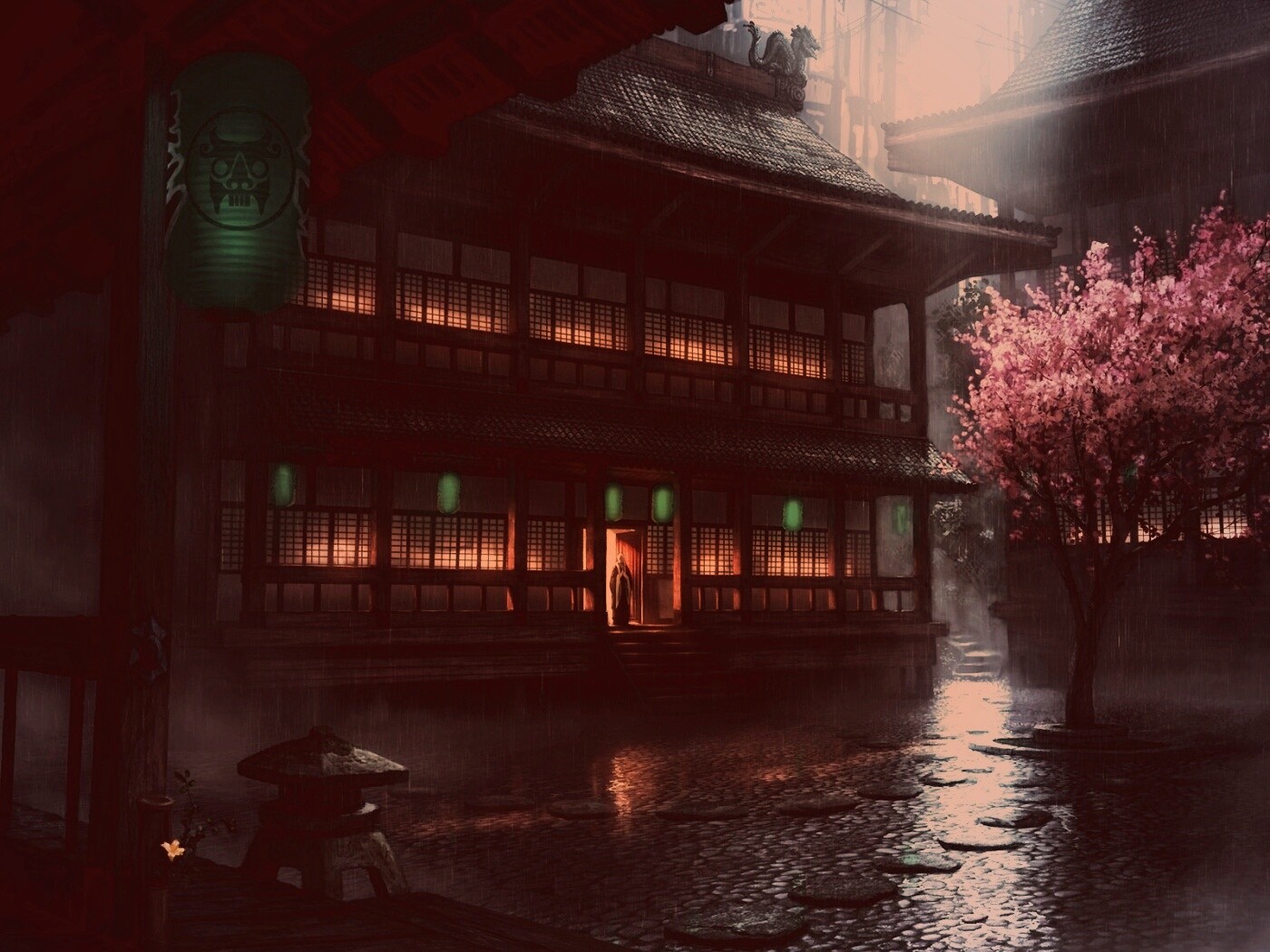 На пороге обои