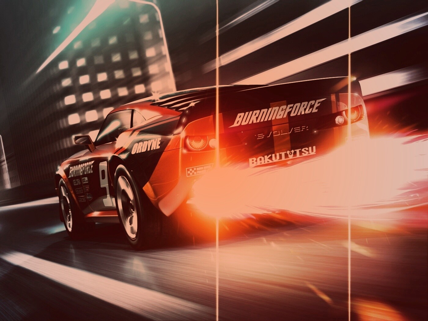 Ночное нитро обои