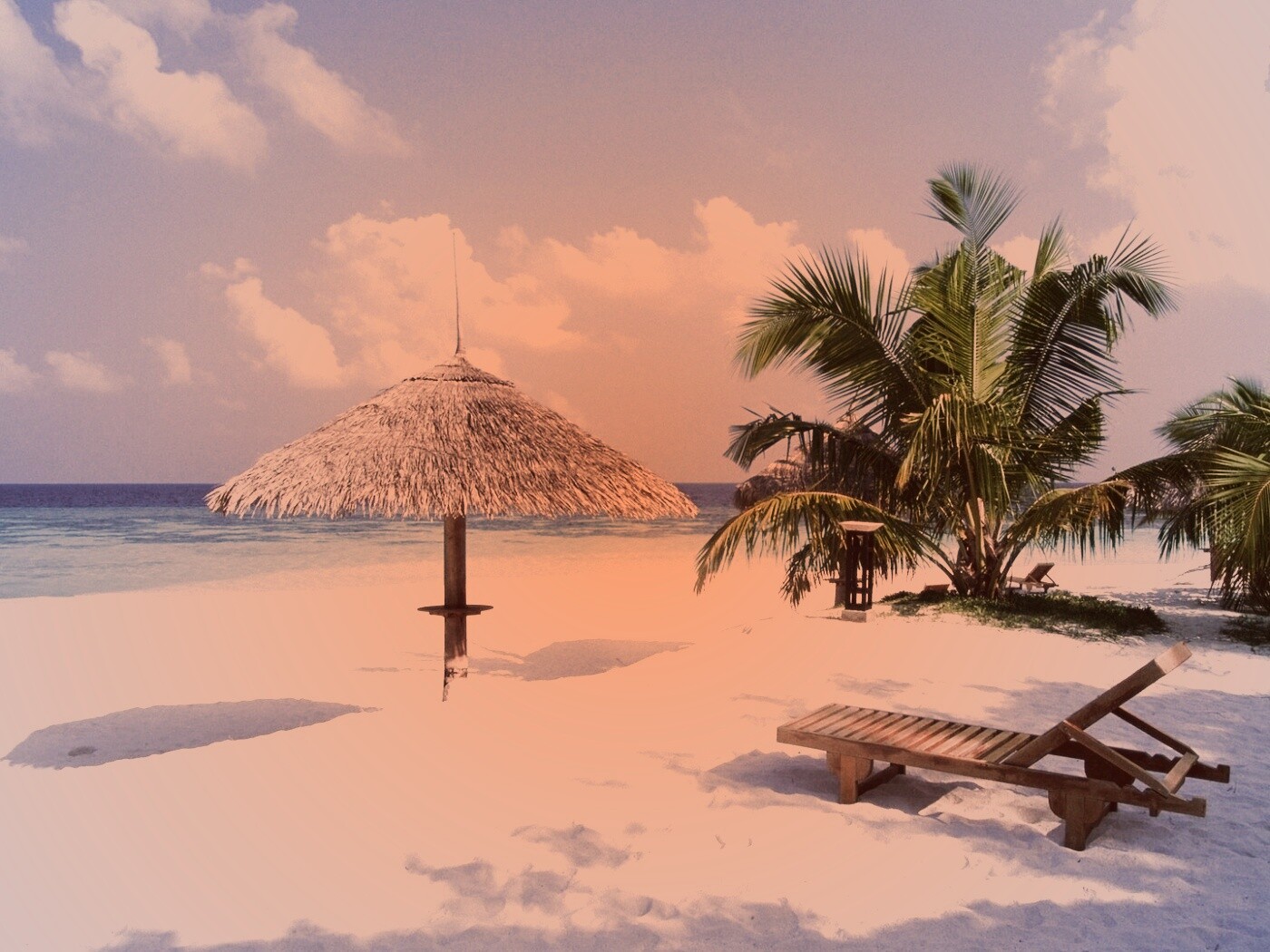 Рай на мальдивах обои