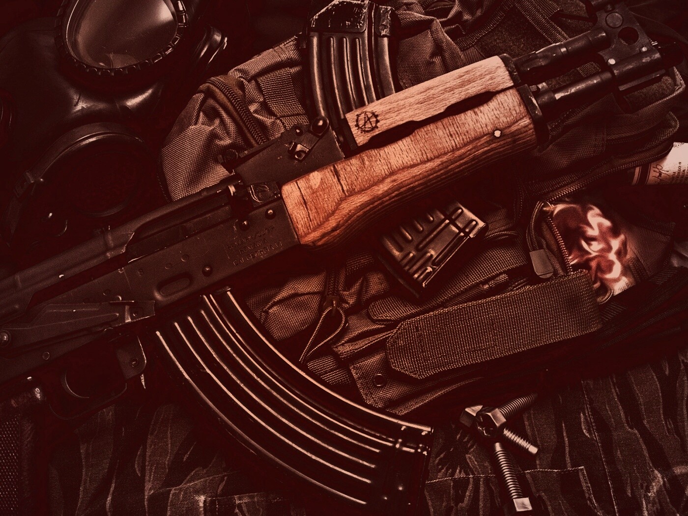 Автомат АК-47 обои