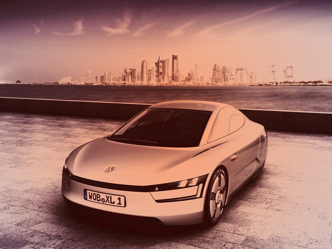 Очень красивый концепткар от фольксваген обои