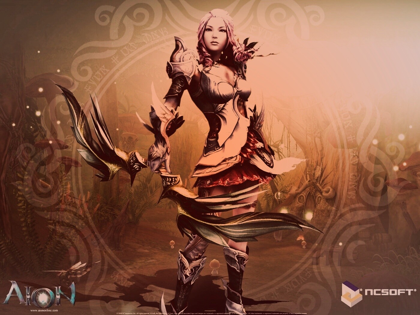 Лучница из Aion обои
