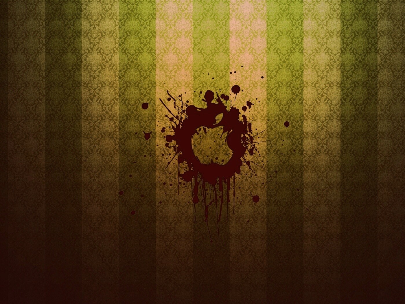 Логотип Apple на обоях обои