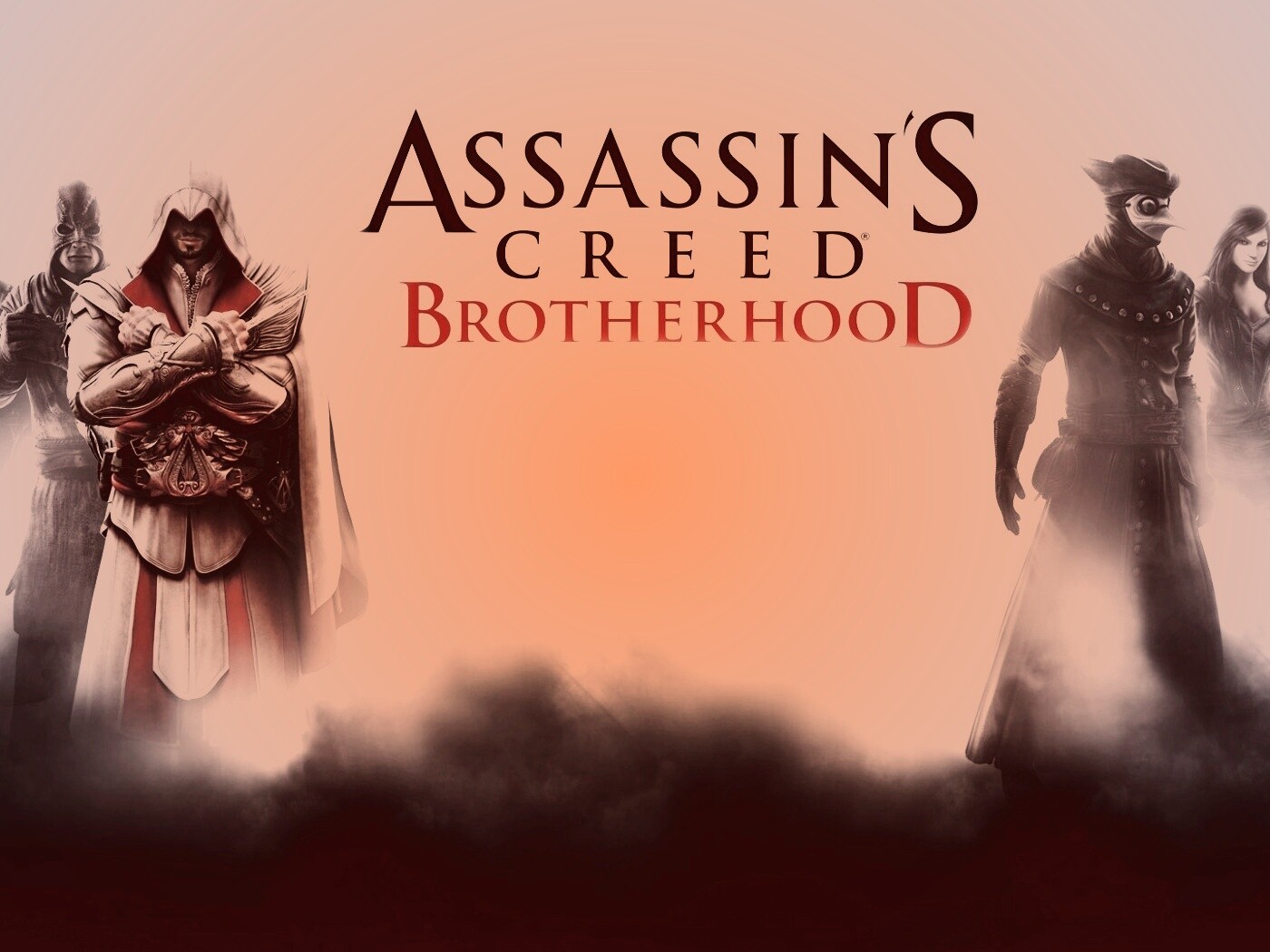 Персонажи игры Assasin"s Creed Brotherhood обои
