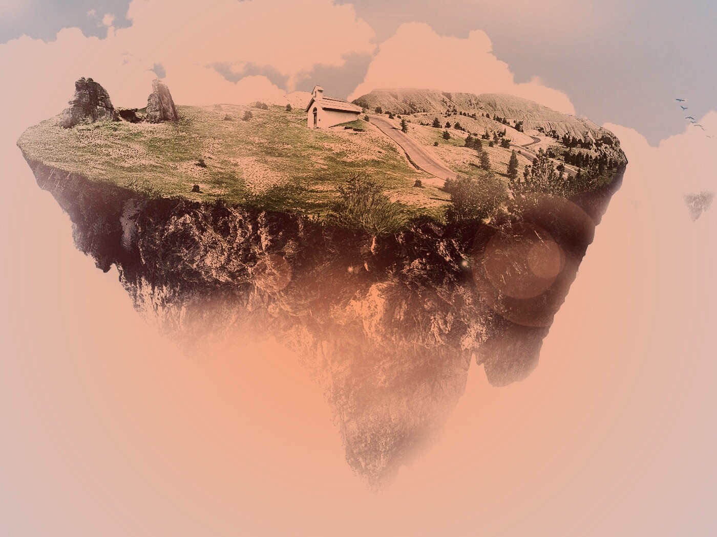 Летающий острв обои