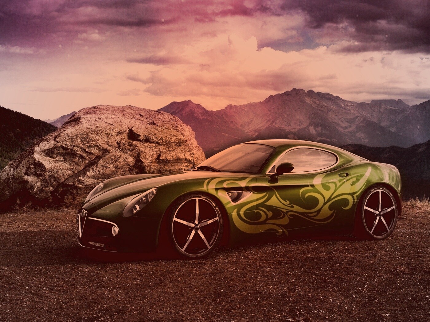 Альфа-ромео обои