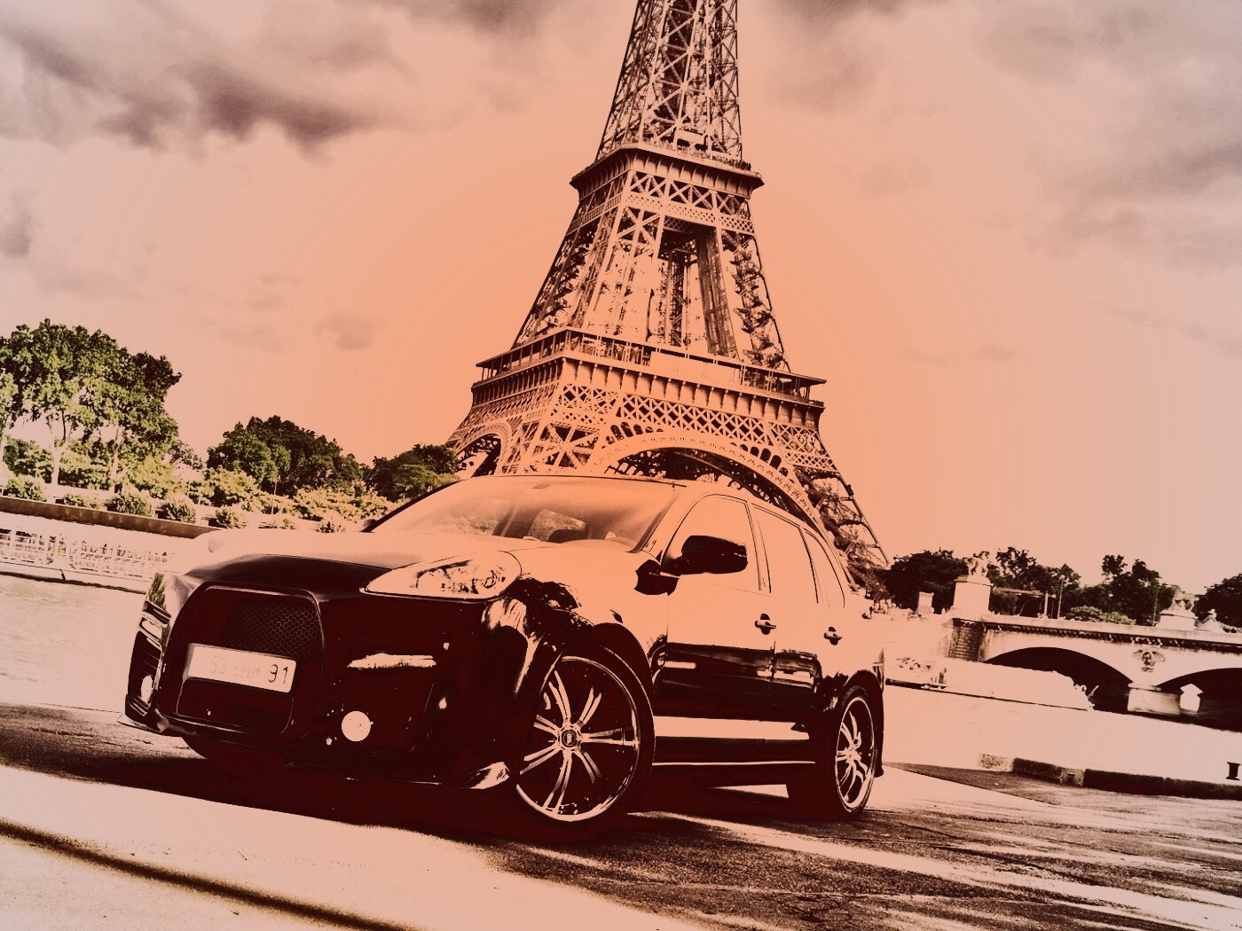 Кроссовер Porsche обои