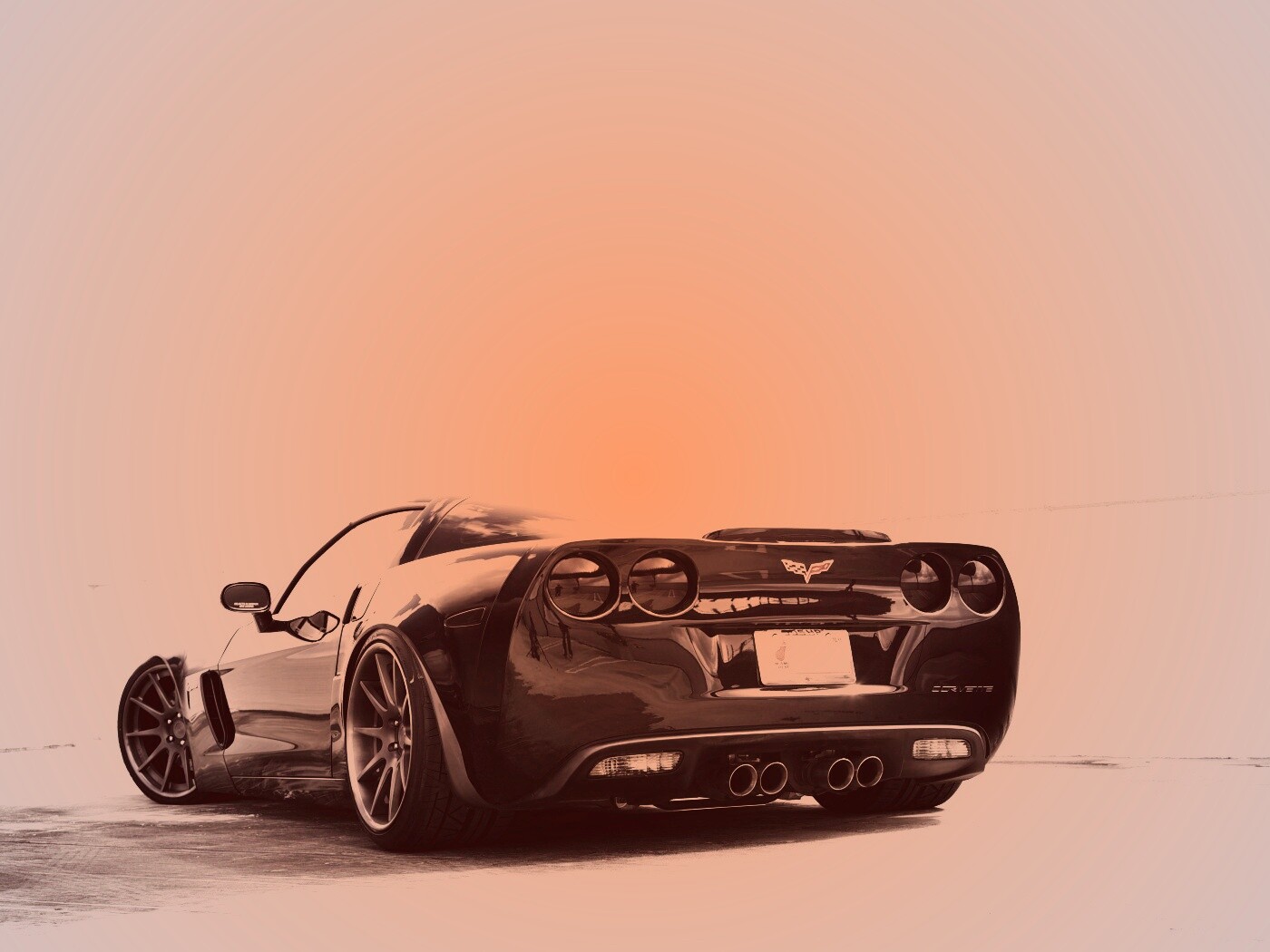 Шевроле корвет обои