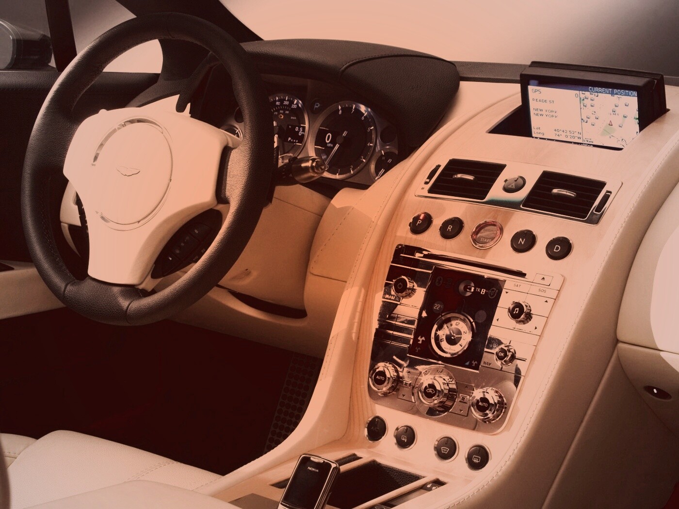 Салон Астон Мартина обои