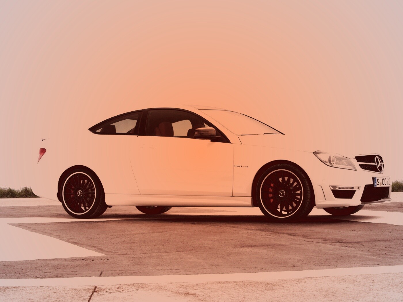 Mecedes C63 обои