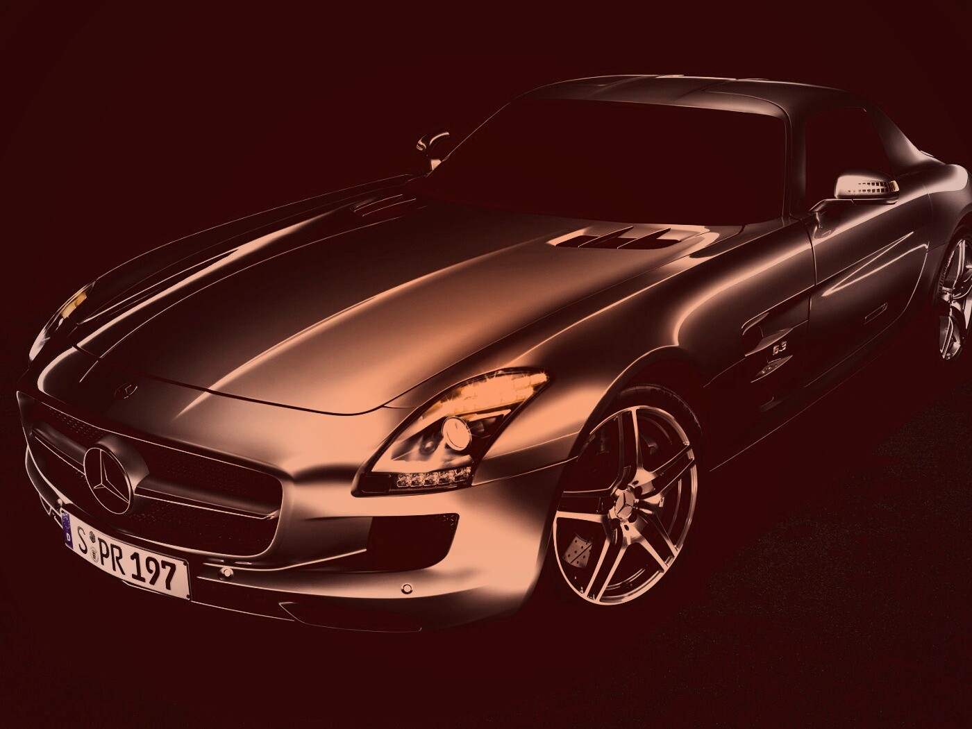 Mercedes SLS обои