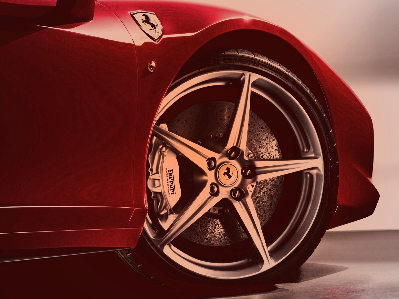 Колесо Феррари обои