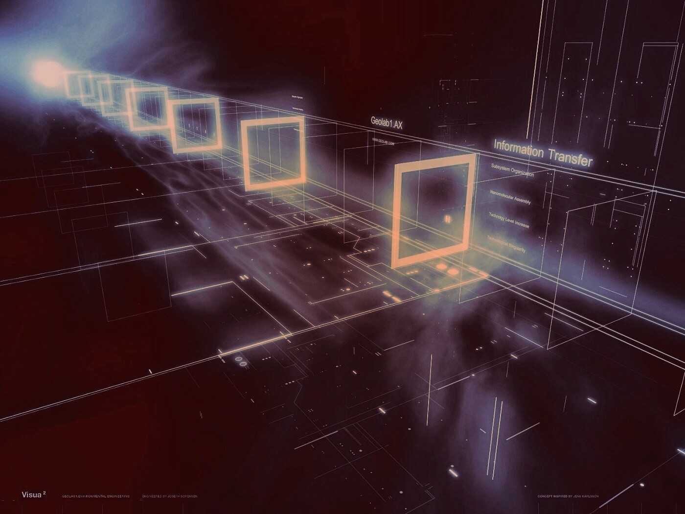 Информационный поток обои