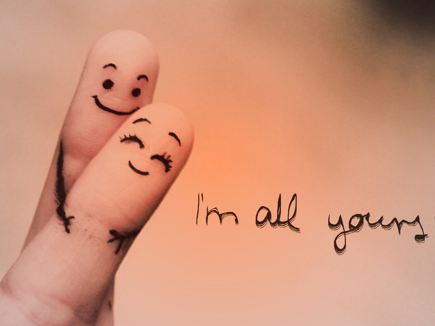 I"m all yours! обои