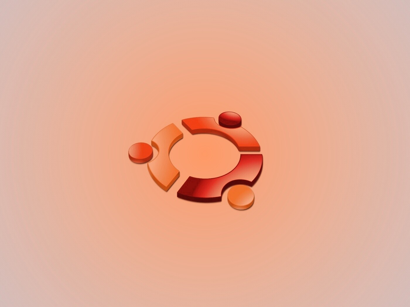 Официальный логотип Убунту обои