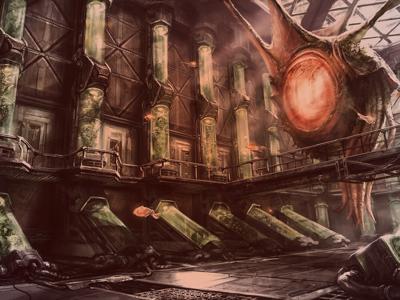 Саркофаги и нечто обои