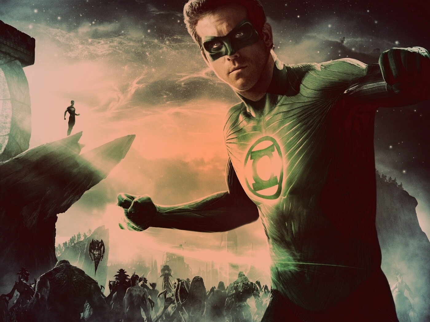 Зелёный фонарь обои