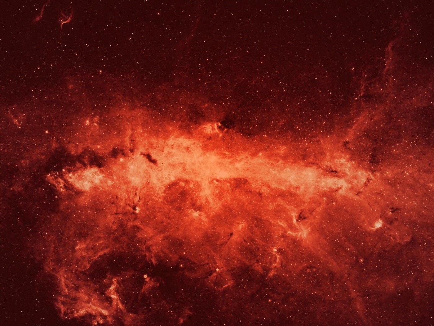 Кроваво-красная бездна обои