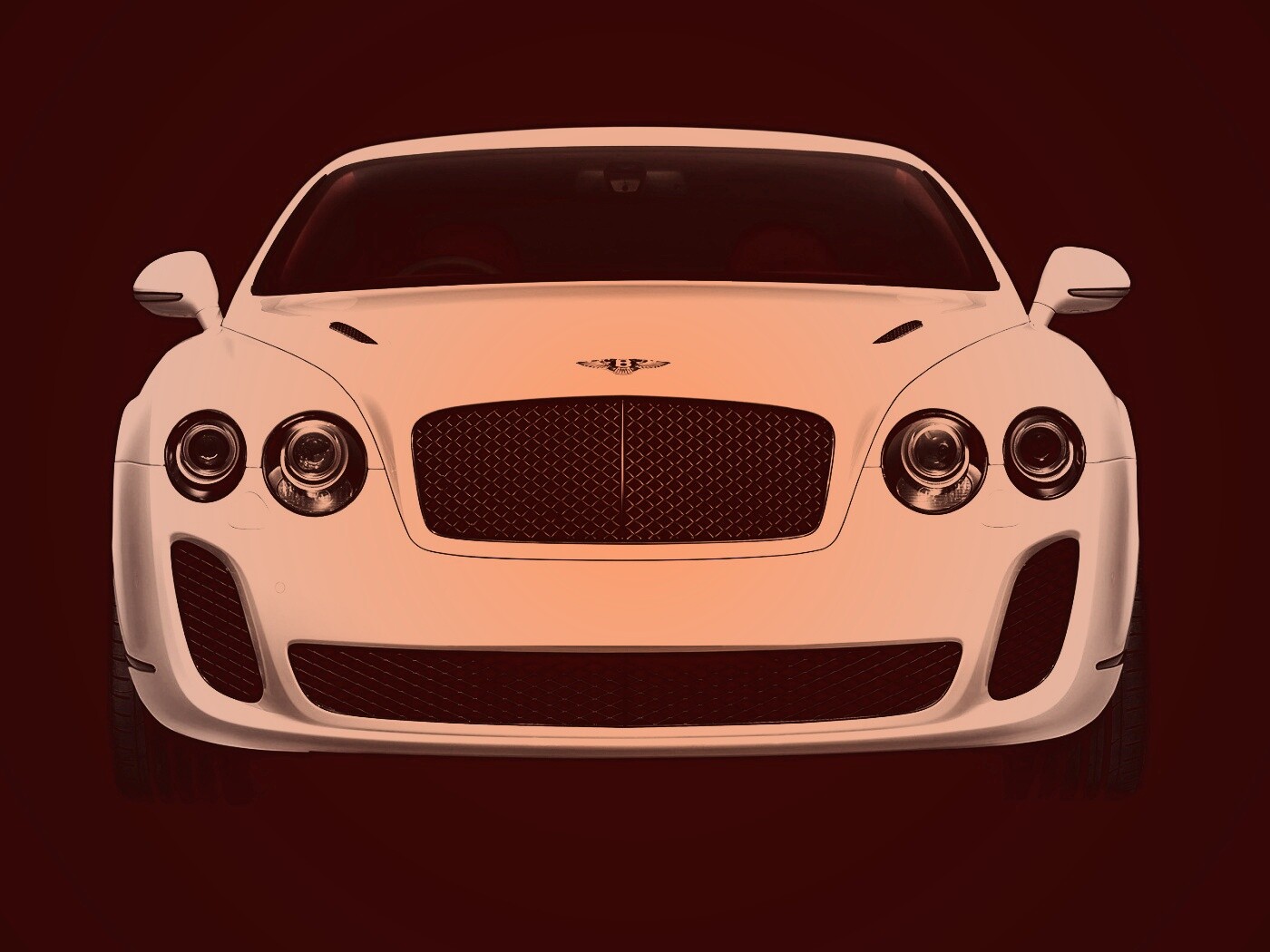 Белый Бентли Континентал обои