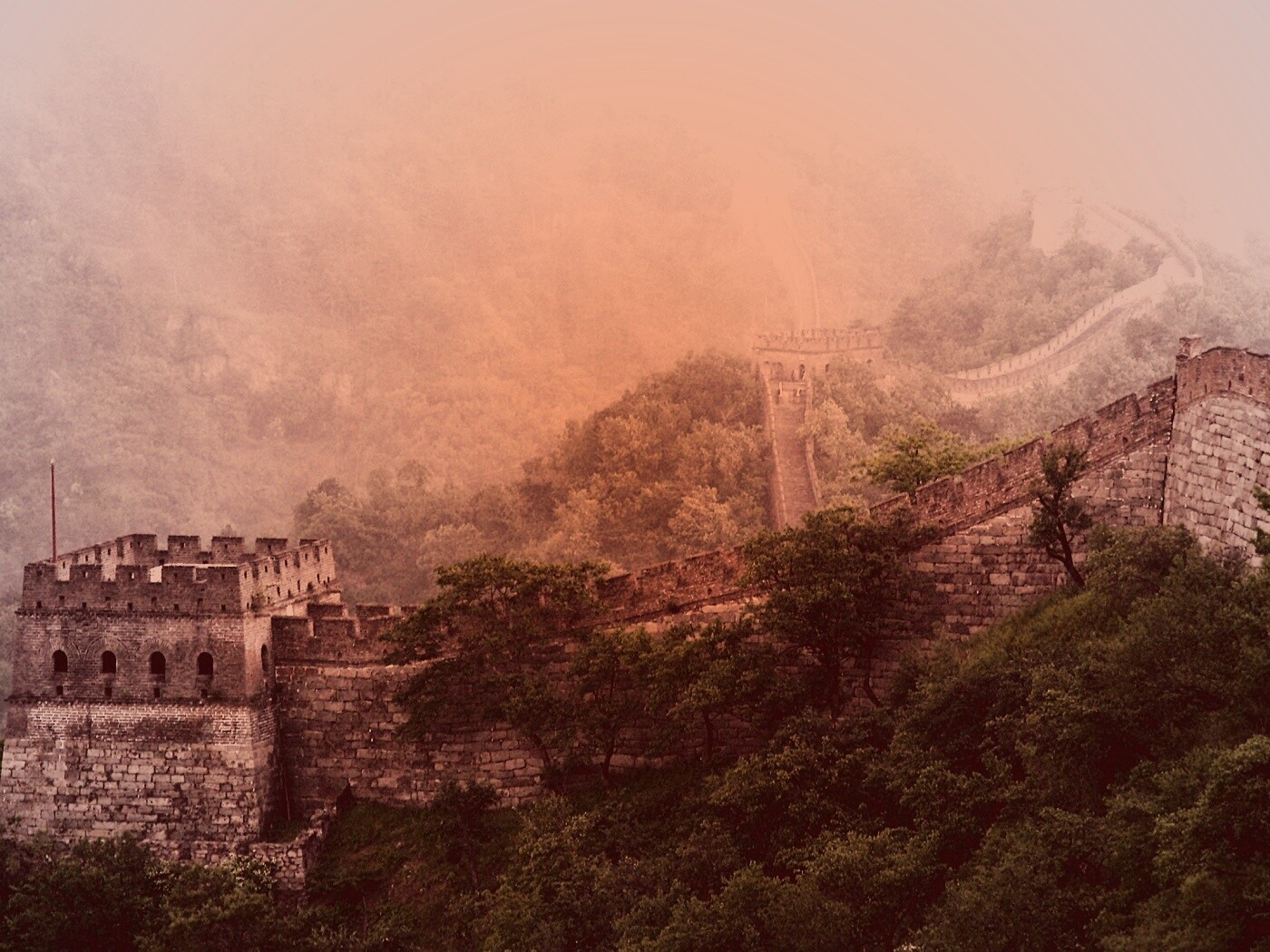 Великая китайская стена обои