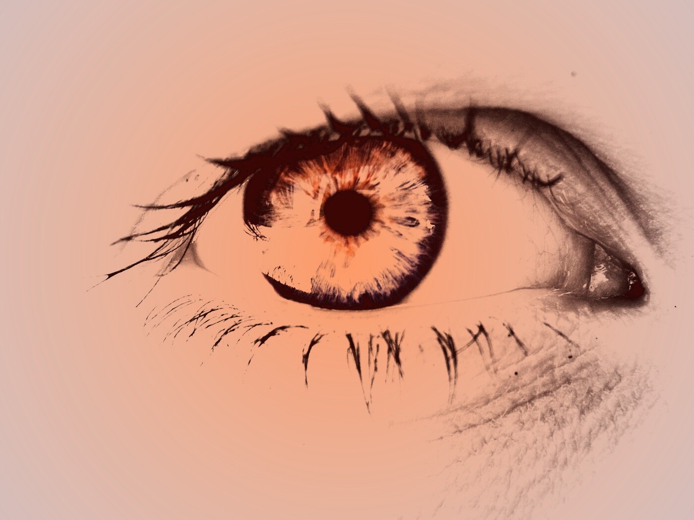 Широко раскрытые глаза обои