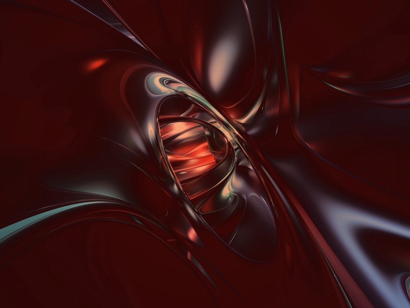 Темная переливчатая абстракция обои