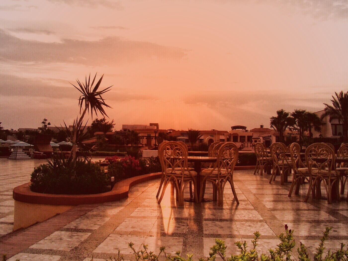 Закат в Хургаде обои